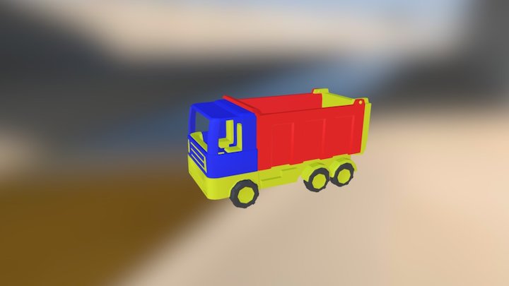 Toy Truck 3D Model