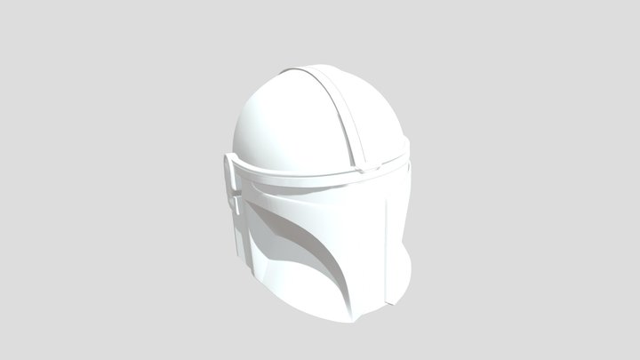 Mandalorian Helmet 3D Model