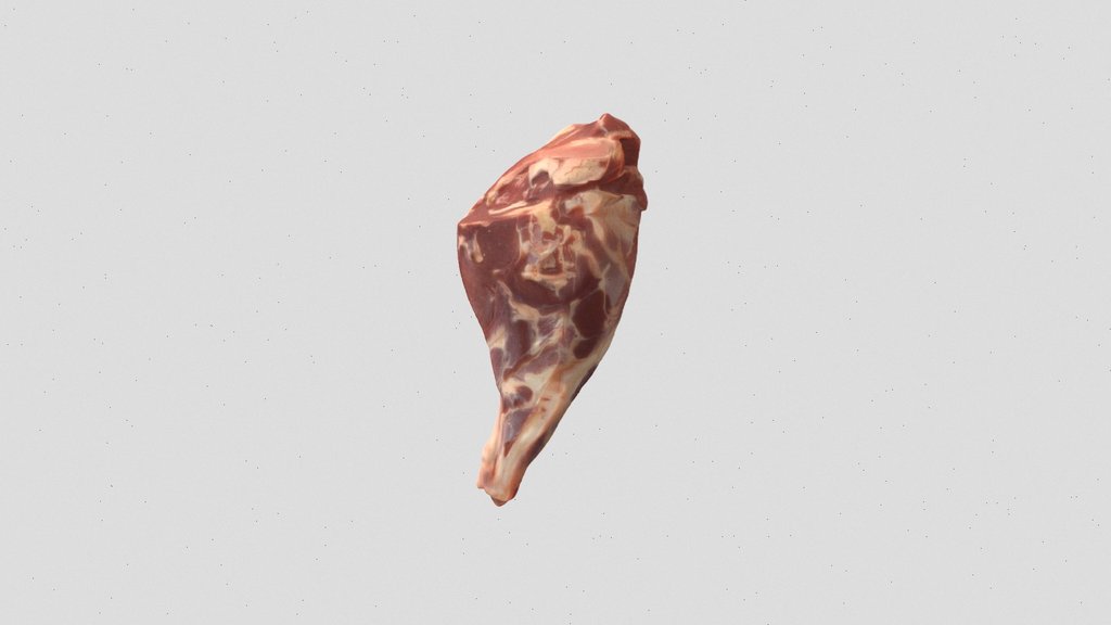 bone-in leg meat 3d model