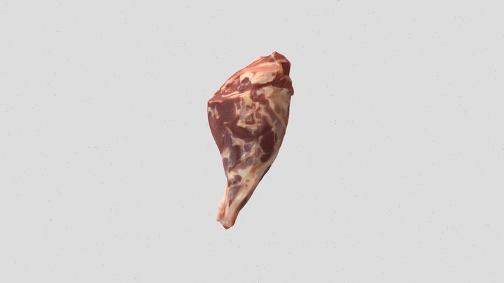bone-in leg meat 3d model – Kostenloses 3D-Modell STL