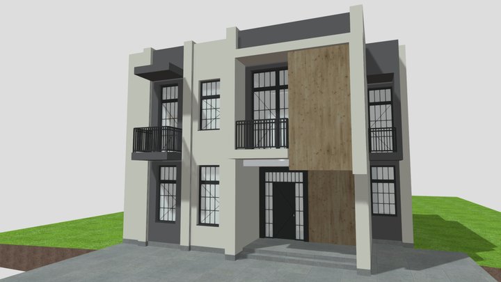 Gori, Georgia,  House  Plan B.O. 3D Model