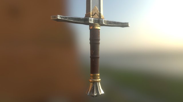 Longsword from a Wildland Wanderer 3D Model