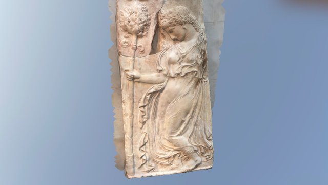 Relief of Maenad 3D Model