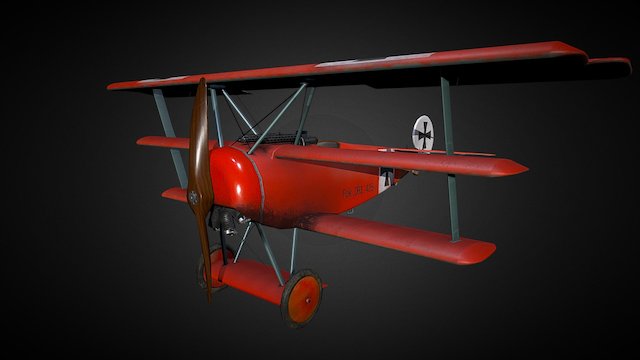 The Red Baron 3D Model