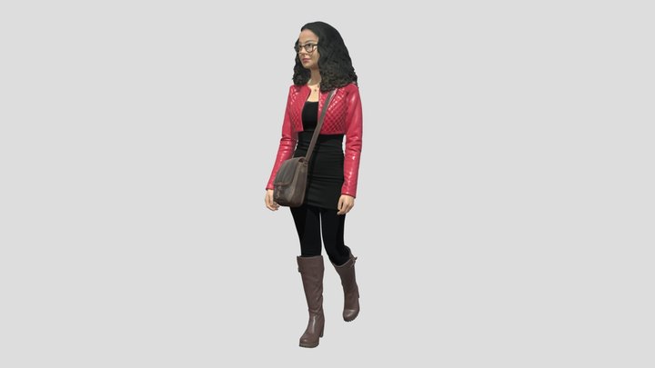 Scarlet Quilted Jacket Look