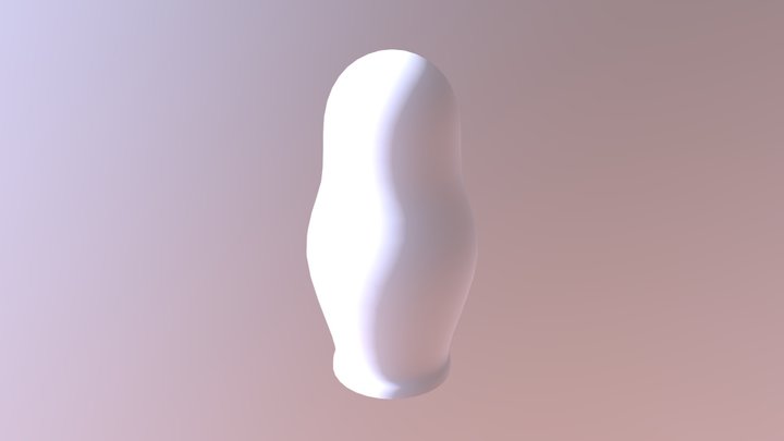 Matrioszka OBJ 3D Model