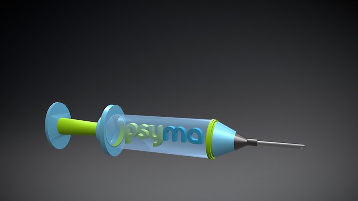 Psyma Syringe 3D V2 3D Model