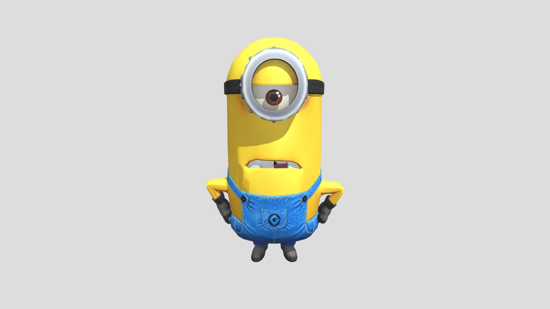 Dick the minion (from minions and monsters) - Download Free 3D model by ...