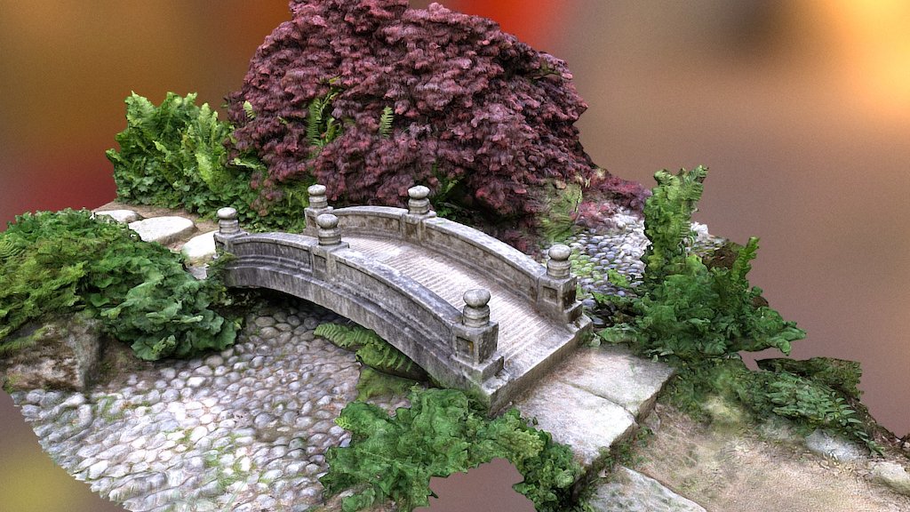 Bridge And Japanese Garden Download Free 3D Model By Noxfcna 37fa4f5 
