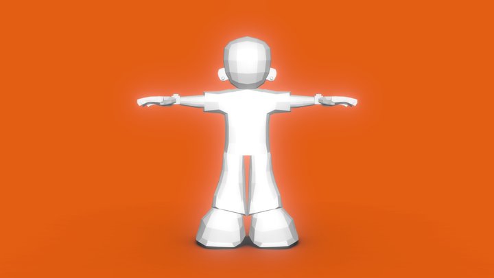 Stylized Cartoon Character Base – Modèle 3D gratuit STL