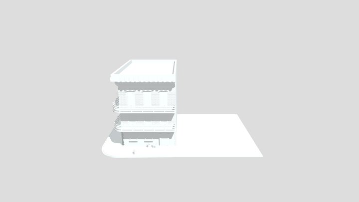Small Apartment with 2 Floor 3D Model