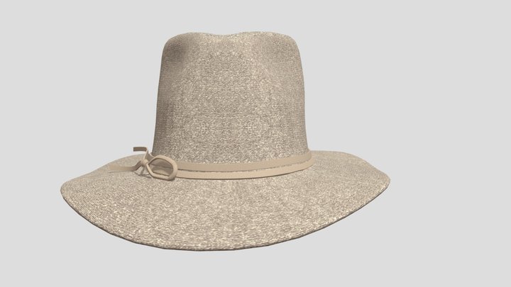 Knit Fedora 3D Model