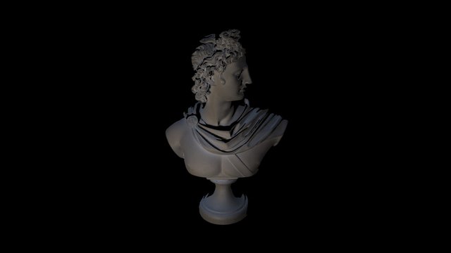 3D Scan of a statue 3D Model