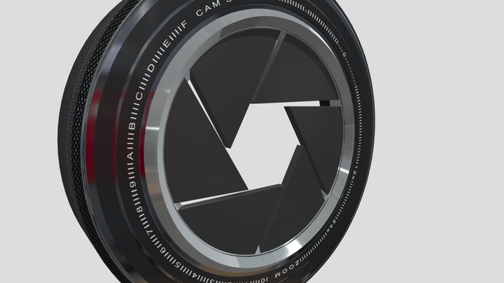 Diaphragm Lens 3D Model