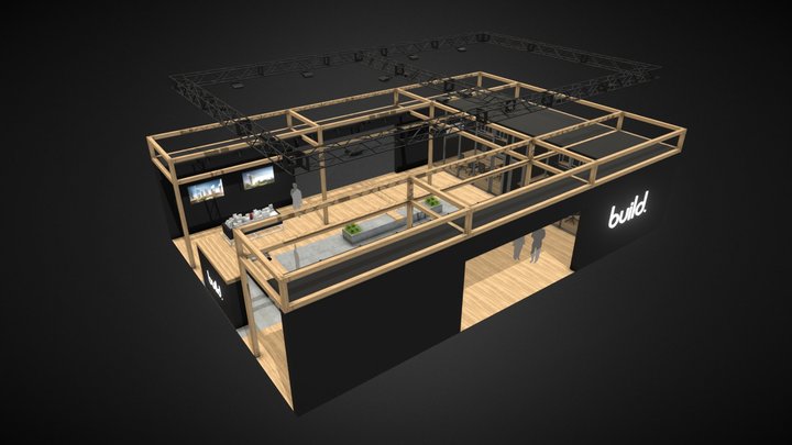 Demo Exhibition Stand 3D Model