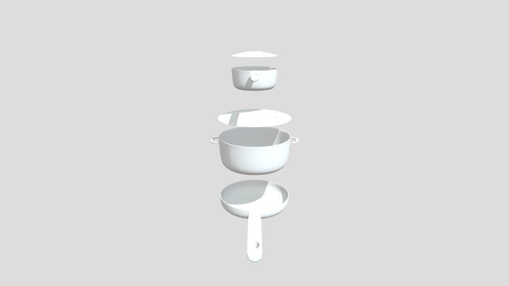 Pans 3D models - Sketchfab