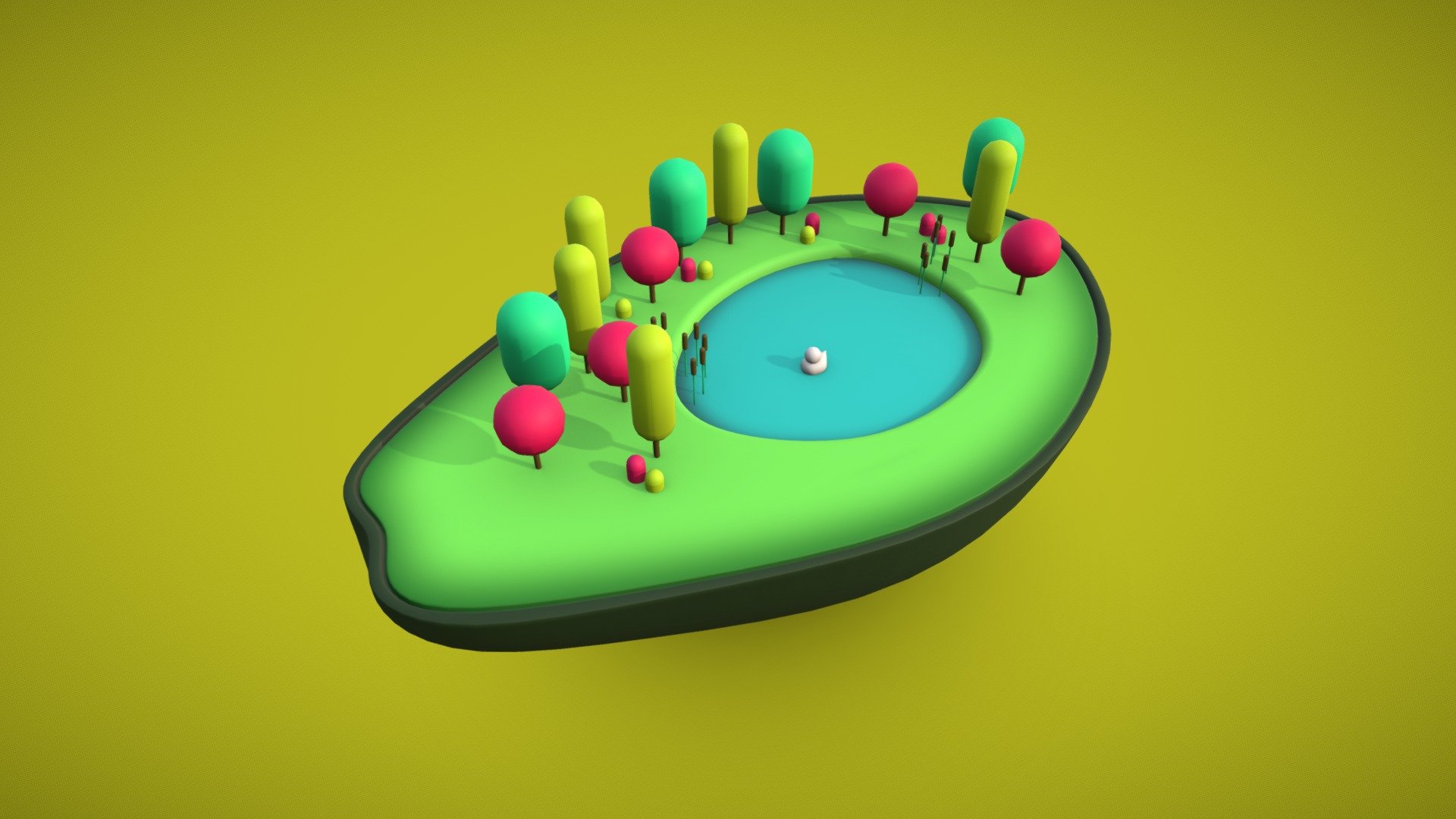 Avocado Lake - Download Free 3D model by sheana [38009d6] - Sketchfab