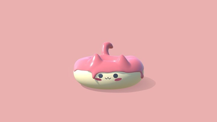 Donut Cat! 3D Model