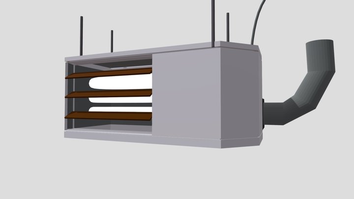 Overhead Heater 3D Model