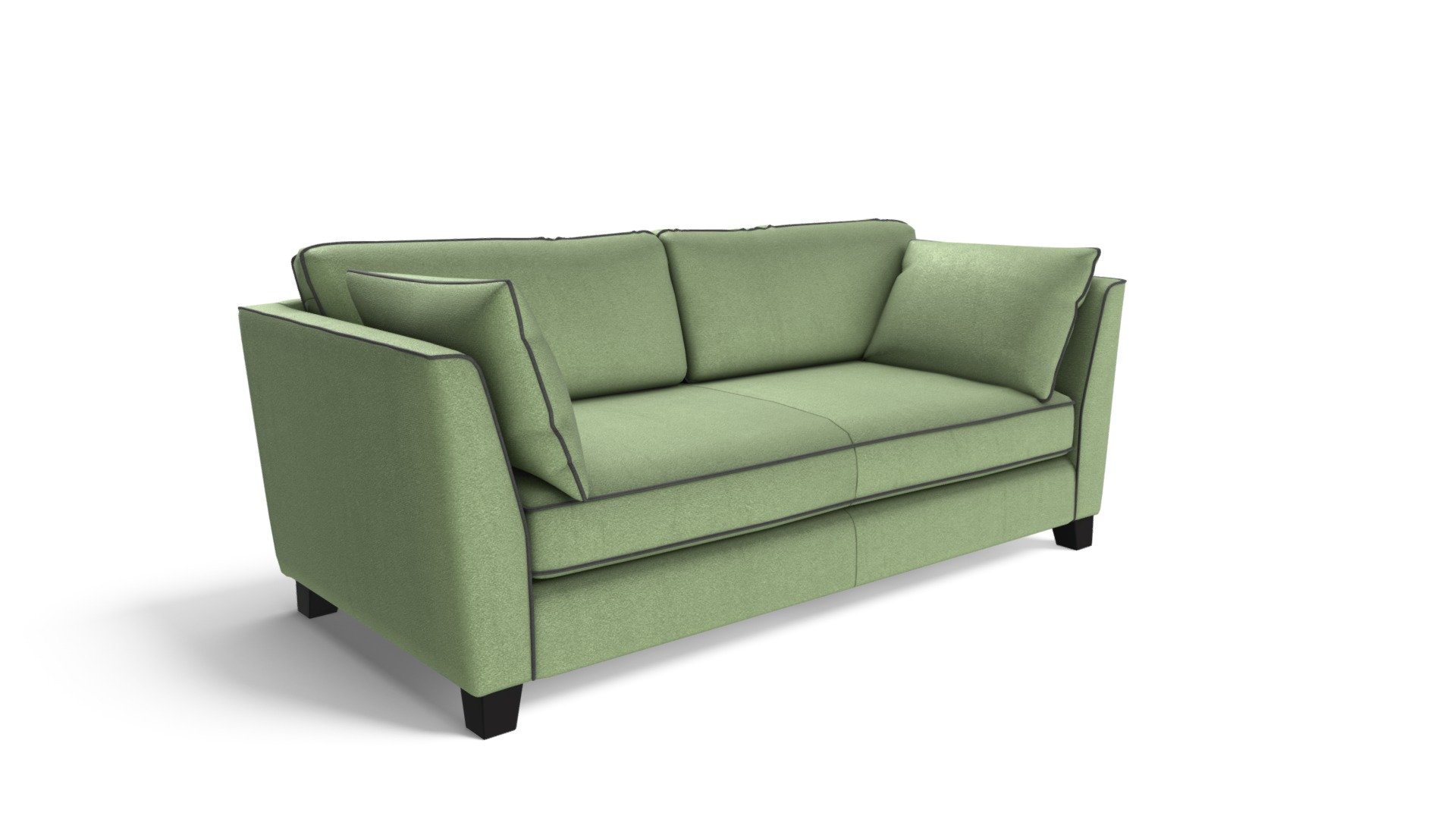 Wolseley 3 Seater Sofa,  Jade Velvet