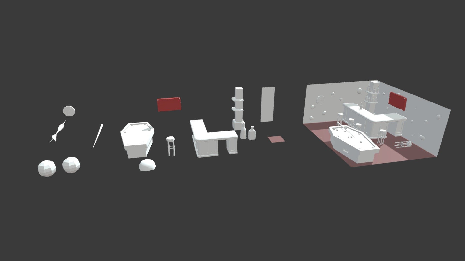 Zombie Bar Assets