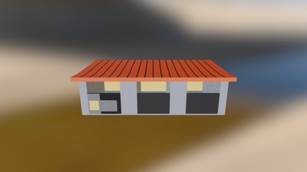 Horses stable 3D Model