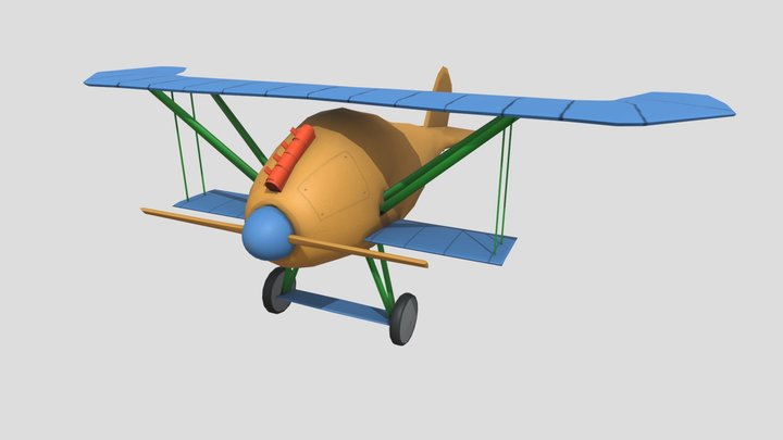 Aircraft feedback GameArt 3D Model