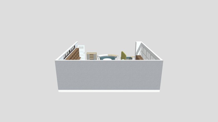 Taipei American School - HS Classroom V4 3D Model