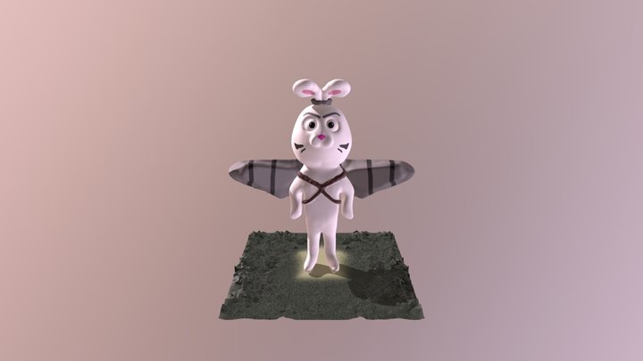 War Bunny 3D Model