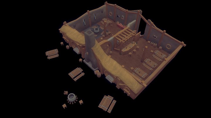 T 3D Model