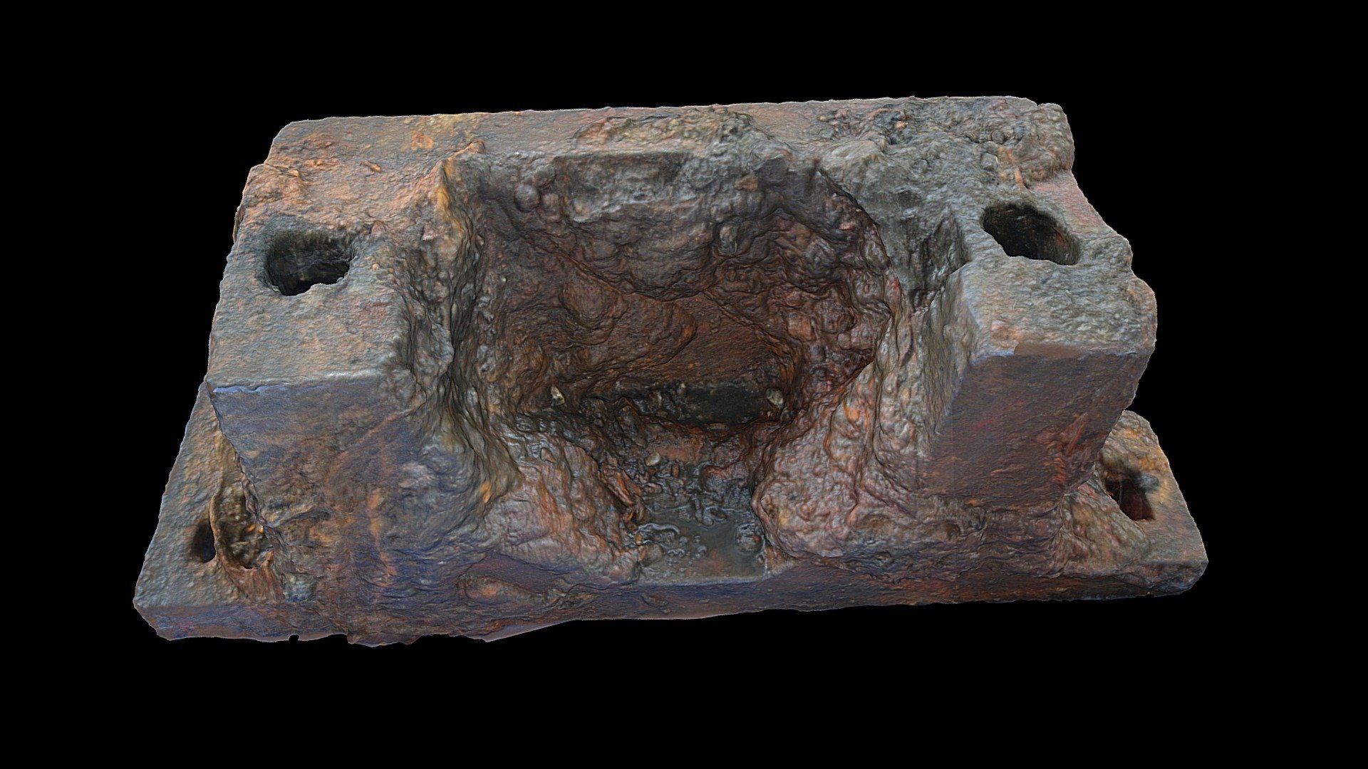 Bearing Block from Steam Boat Phoenix — Sketchfab embed 3D viewer