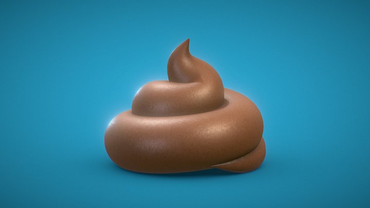 Poop 💩 Shit 💩 Crap 💩 3D model free 3D Model