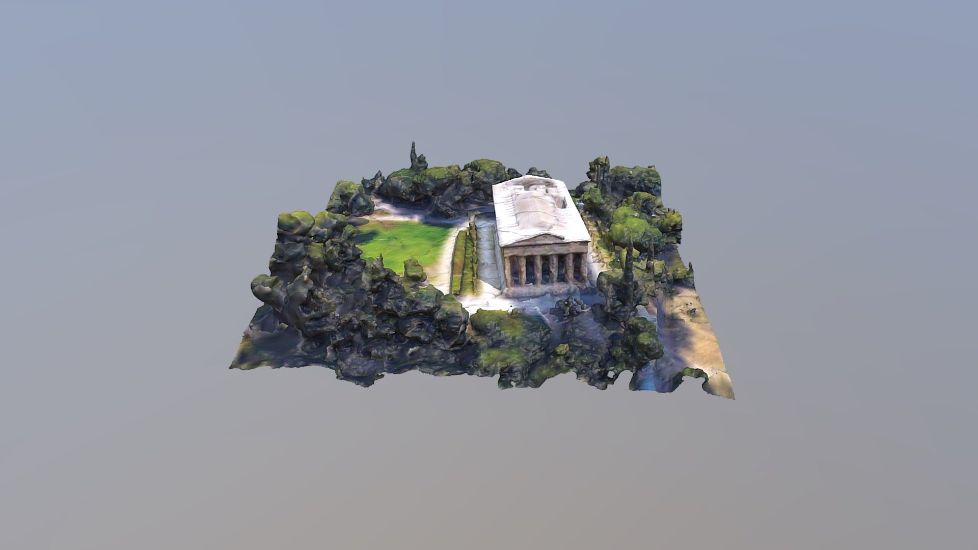 The Parthenon In 3D | Temple Of Hephaestus - 3D Model By IPedia ...