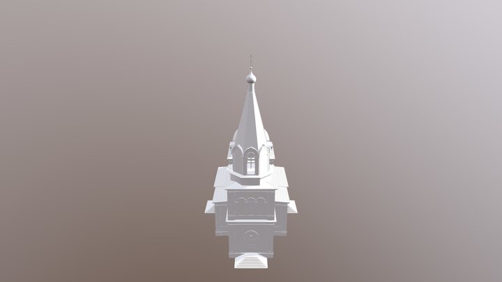 церковь н 3D Model