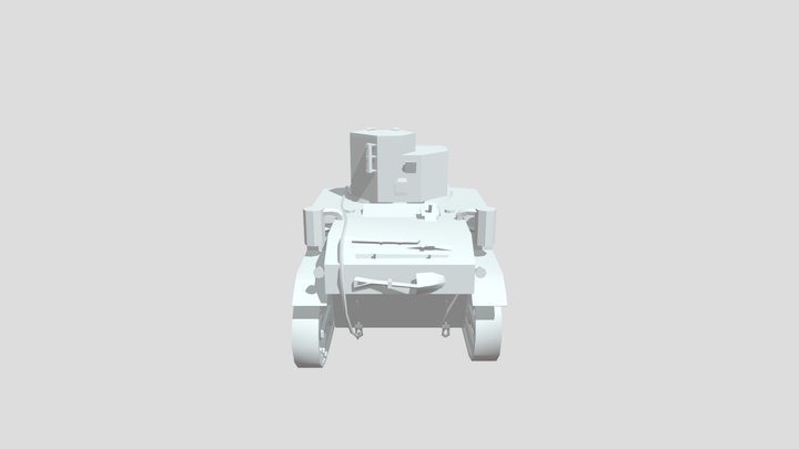 m3 stuart 3D Model