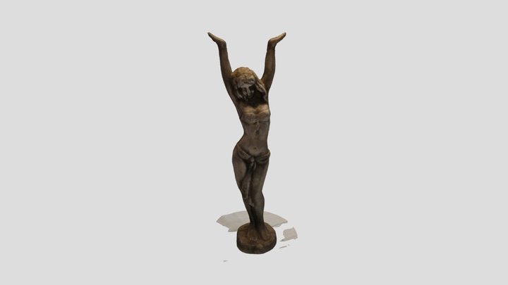 Classical Female Statue - Photogrammetry Scanned 3D Model
