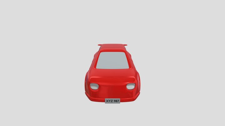 Cartoon Car Efraim 3D Model