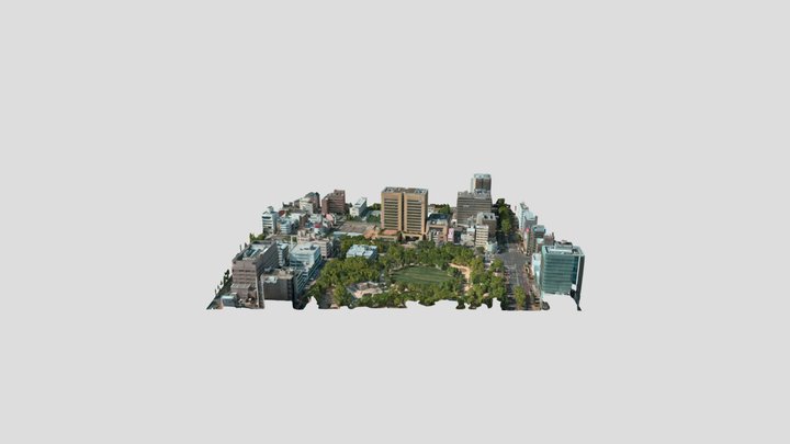 Takamatsu City 3D Model