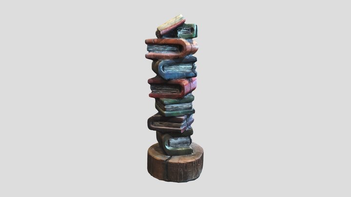 Book Stand 3D Model