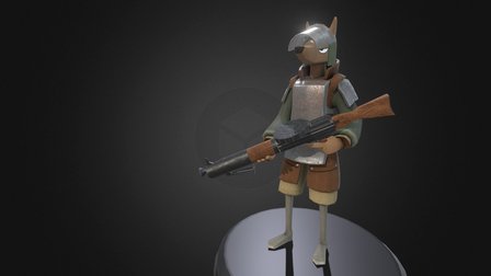 Gundog 3D Model