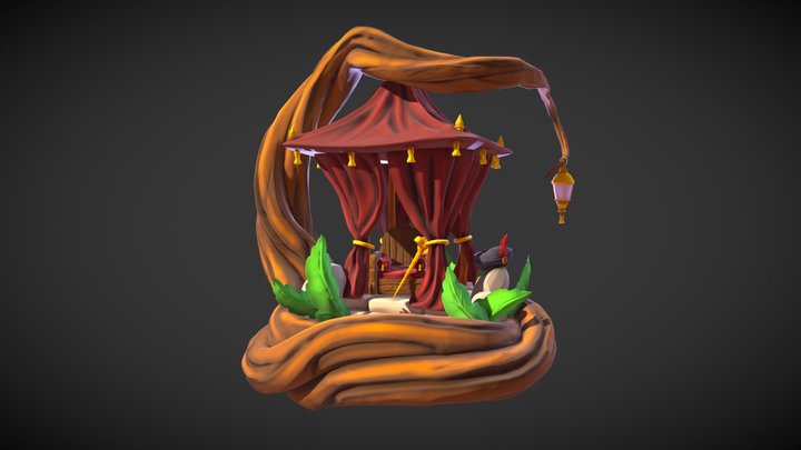 Jafar's Treehouse 3D Model