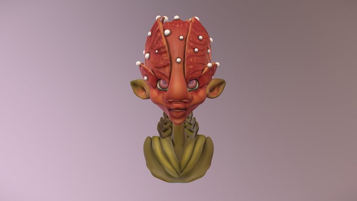 FlowerBoy 3D Model