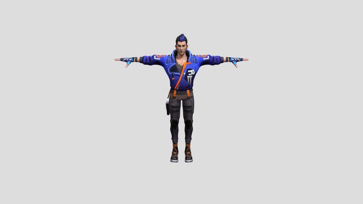 Yoru (T-pose) – Kostenloses 3D-Modell STL