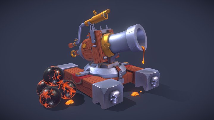 Magic Bombard 3D Model