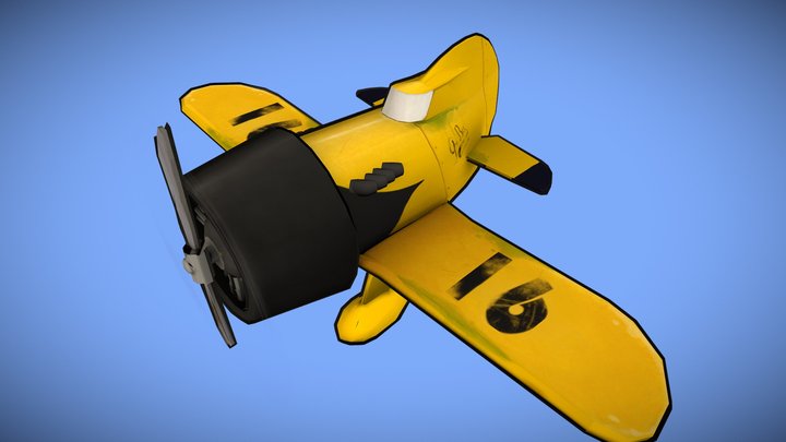 Gee Bee - DAE Flying Circus 3D Model