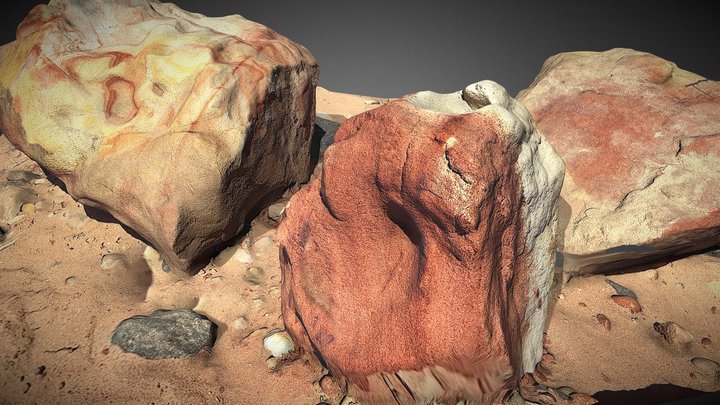 Volcanic Rock Formation, Ramon Crater, Israel