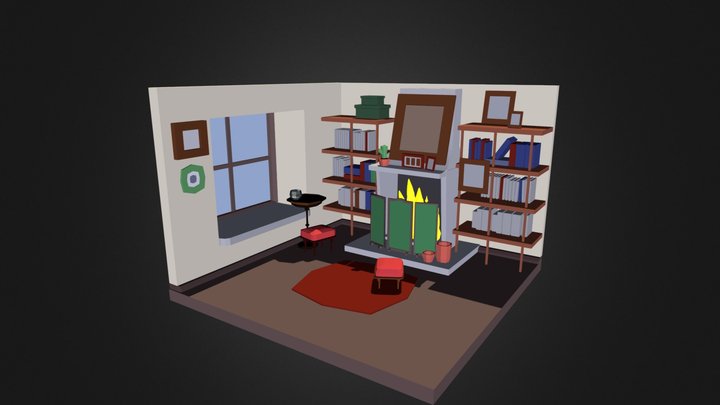 El salón 3D Model