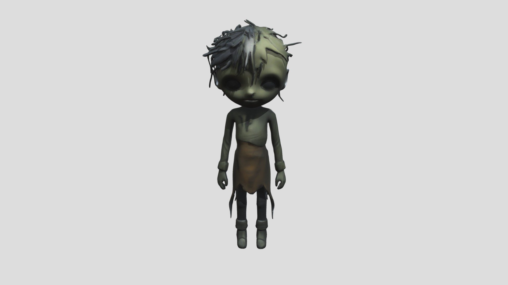 Creepy Doll Character - Download Free 3D model by contactdividicus ...