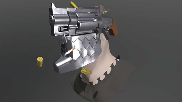 Inui Jūzō from No Guns Life 3D Model