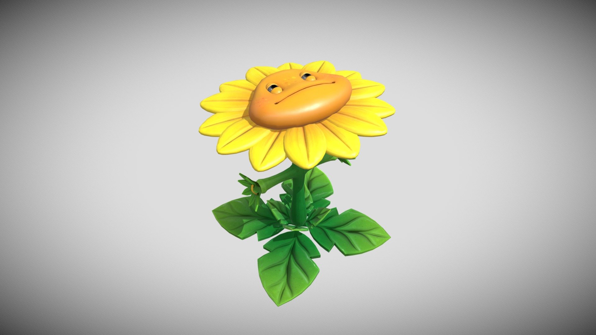 pvz Battle For Neighborville - Sunflower - Download Free 3D model